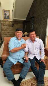 Drs H Thamrin Hasan MM Calon Wakil Bupati Musi Rawas Anjangsana di Kediaman Tokoh Besar Asal Muara Kati