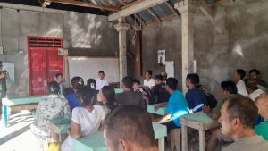 Drs.H.Thamrin Hasan M.M Berkunjung ke Dusun Talang Seraya Kecamatan Sukakarya