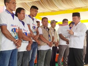 Pengukuhan Tim Diambil dan Dipimpin Langsung, Calon Wakil Bupati Mura Nomor Urut 2, Drs H Thamrin Hasan