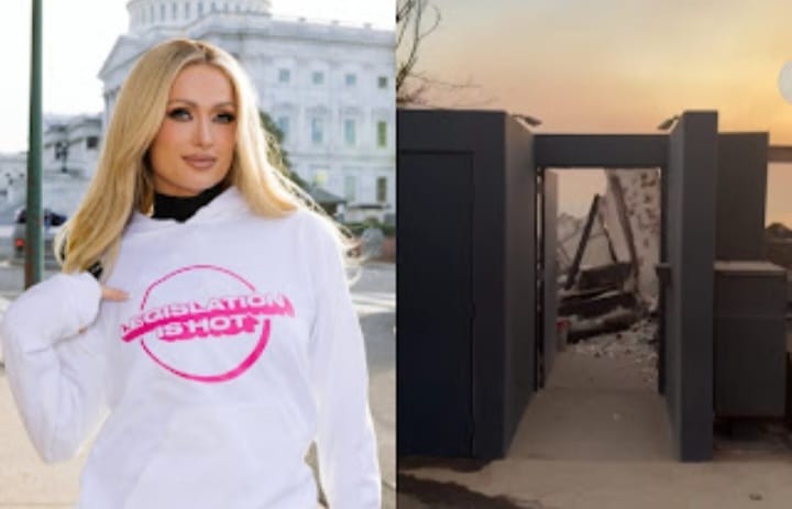 Menyisakan Puing-puing yang Hangus, Paris Hilton Bagikan Keadaan Rumahnya di Malibu