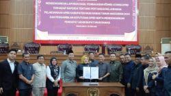Raperda Pertanggungjawaban APBD 2024 Menjadi Perda Disahkan Pada Rapat Paripurna DPRD Musi Rawas