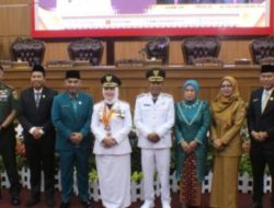 DPRD Mura Rapat Paripurna Agenda Mendengarkan Pidato Bupati dan Wakil Bupati Musi Rawas Masa Jabatan 2025-2030